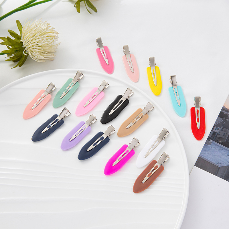 Internet celebrity ing same style bangs seamless clip Japanese Korean style beauty hairpin skateboard clip side clip headdress duckbill clip