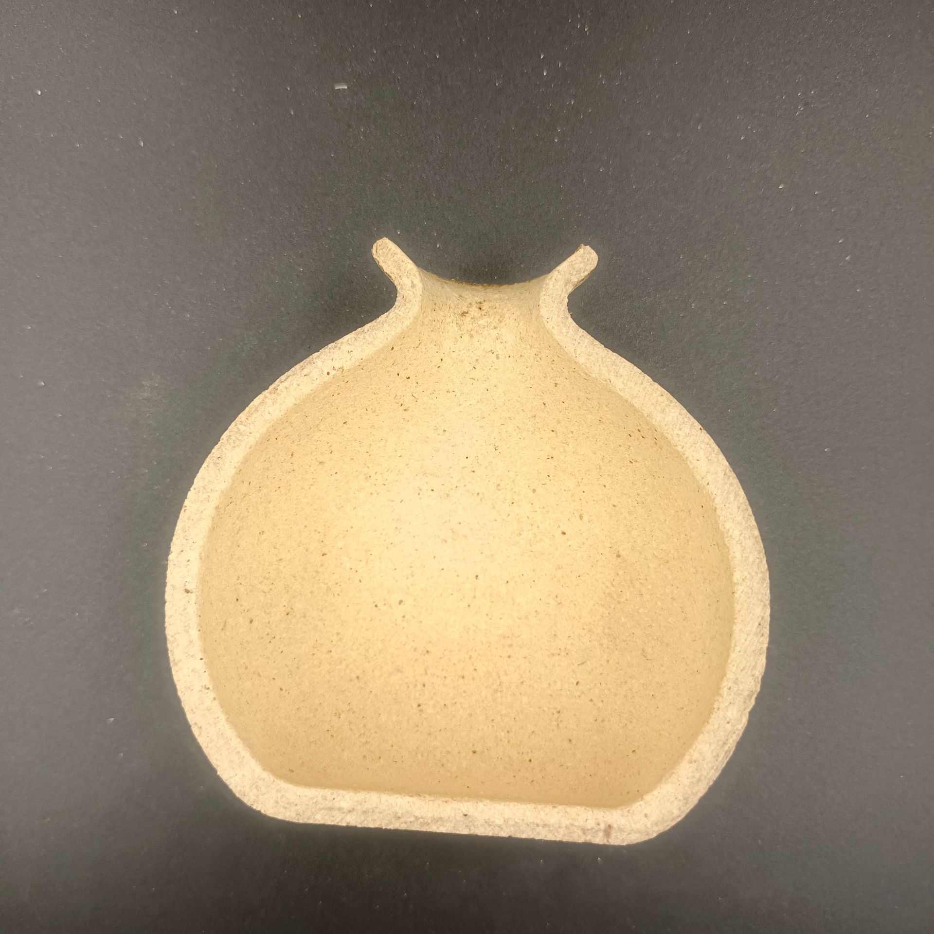 Children's Handmade diy Educational Toys Wood Powder Film Half Vase White Embryo