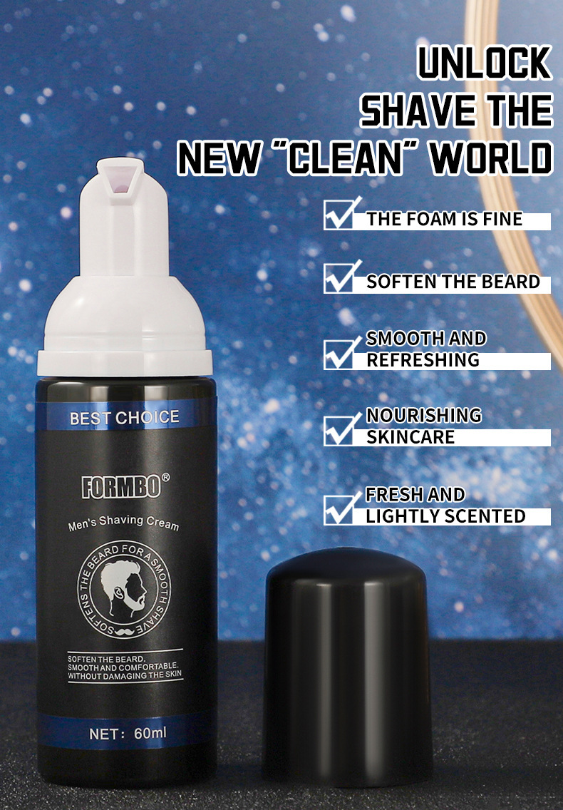 Spumă de ras Cross-border FORMBO pentru bărbați 60 ml_voghion.com