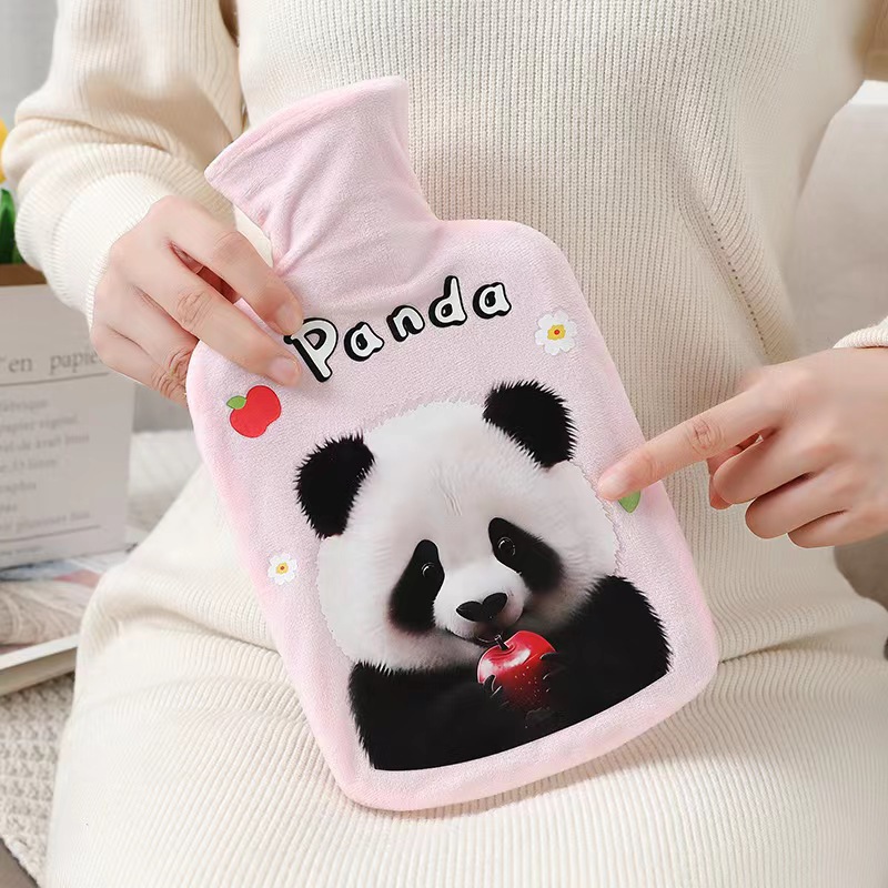 Yugui dog hot water bag water injection ins cute portable hand warmer hot compress belly warming large small size explosion-proof hot water bag
