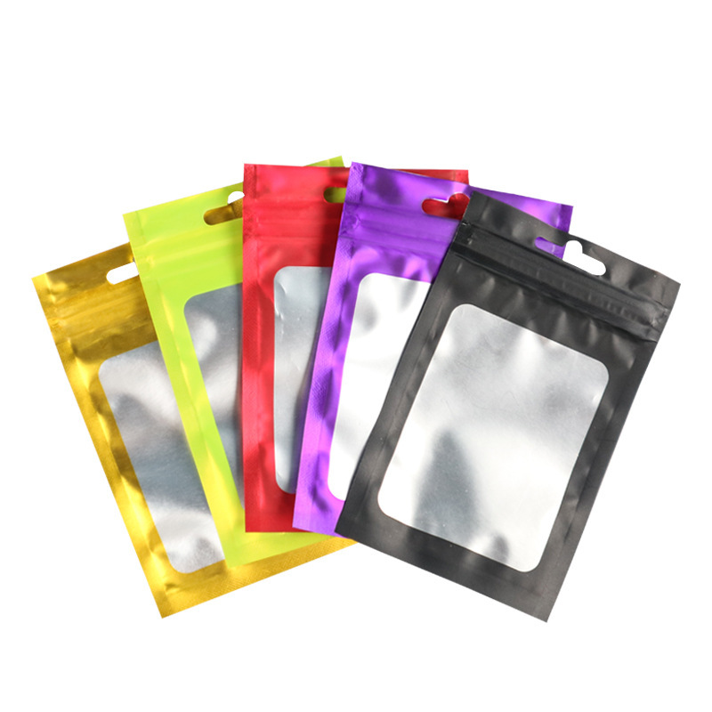 Nail art supplies wear nail tool bag packaging bag frosted plastic bag nail art self-sealing bag manufacturers wholesale tool bag