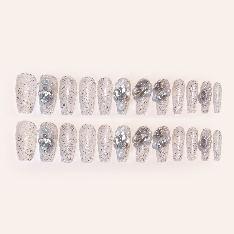 Internet Celebrity Flash Diamond Nail Art Wear Armor ins Advanced Pure Desire Wind Nail Patch Wear Armor Big Diamond Nail Art Patch U5