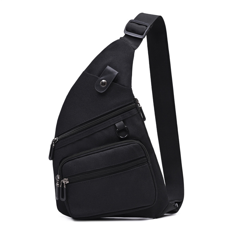 New chest bag men's gun bag tactical bag cross-border European and American messenger bag large capacity multi-pocket close-fitting shoulder bag wholesale
