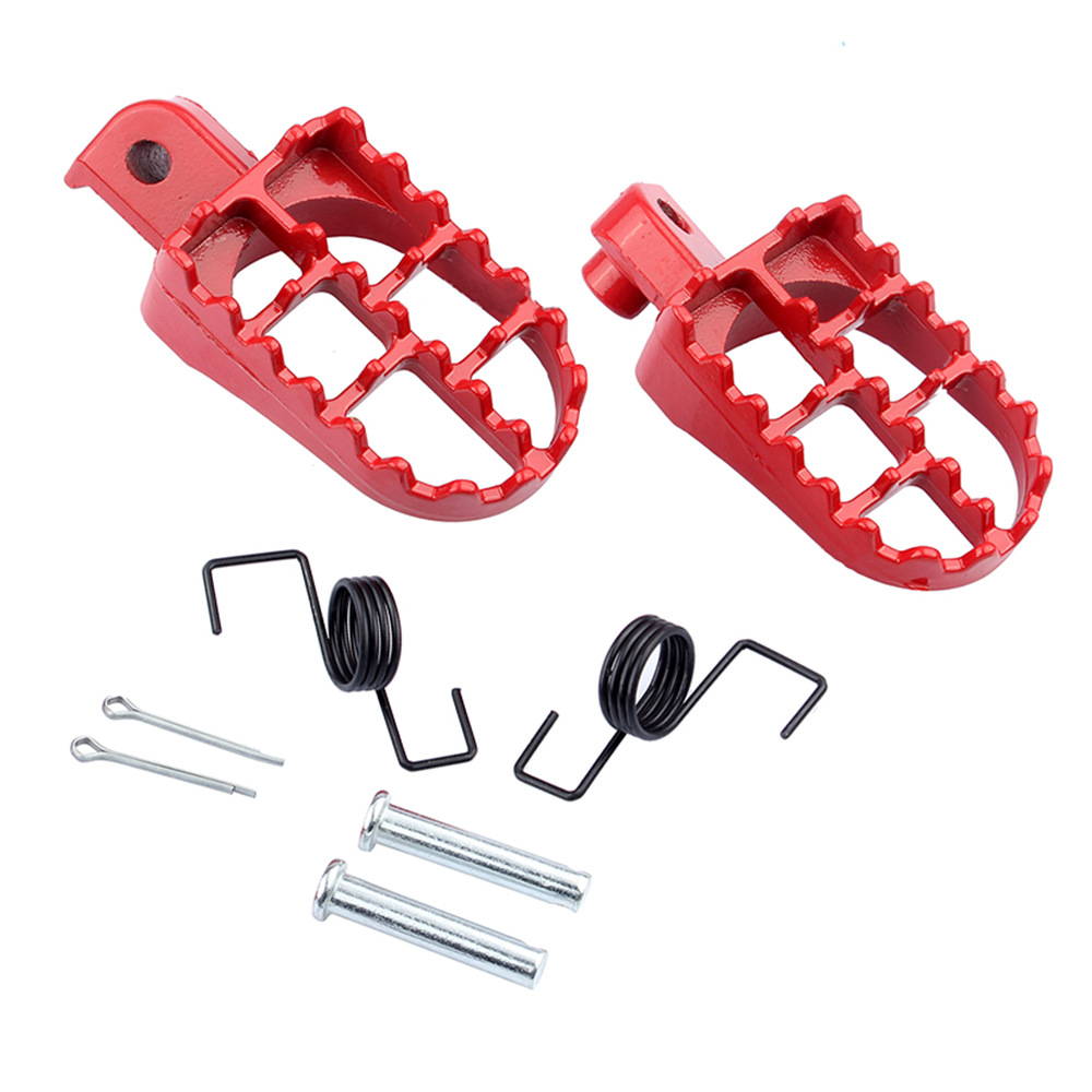 Wholesale children motorcycle accessories aluminum alloy pedal for PW50PW80 TW200 pedal front pedal