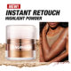 LANGMANNI cross-border new products high gloss powder pat powder cross-border for face body blush repair powder