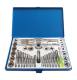 40 pieces manual thread tapping tap die suit wrench twisted alloy steel hinge machine hand round die set
