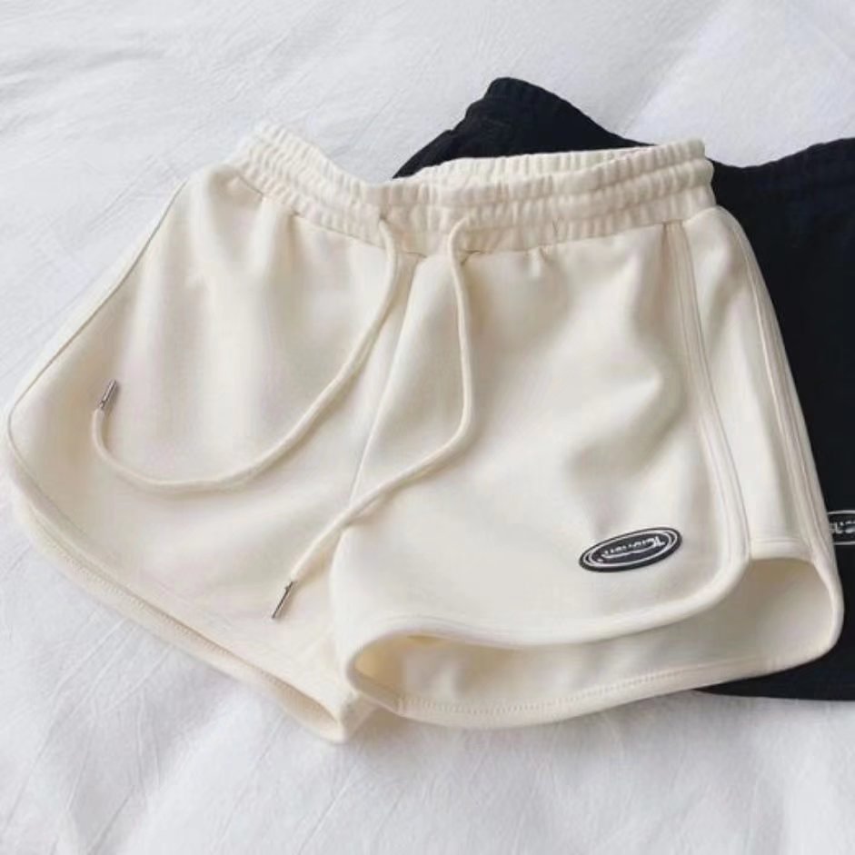 Sports shorts women's summer new fashion hot girl high waist loose student slimming hot pants casual girl wide leg pants