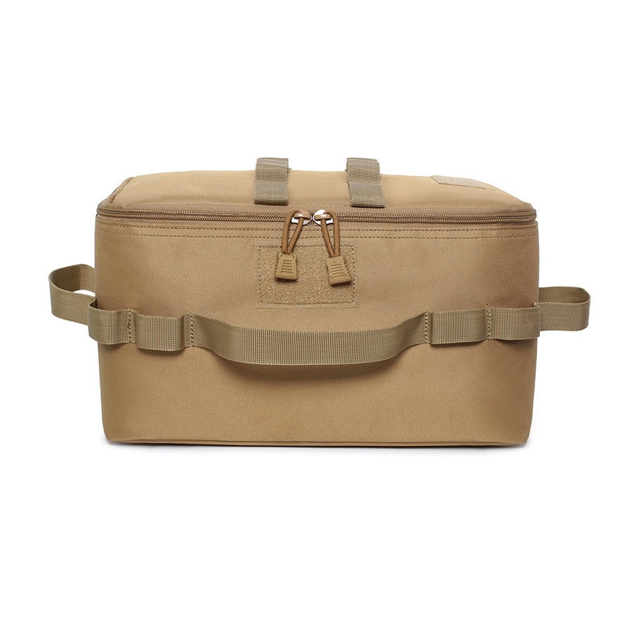 Outdoor camping picnic tableware storage bag handbag multi-functional folding portable tools camping trailer bag