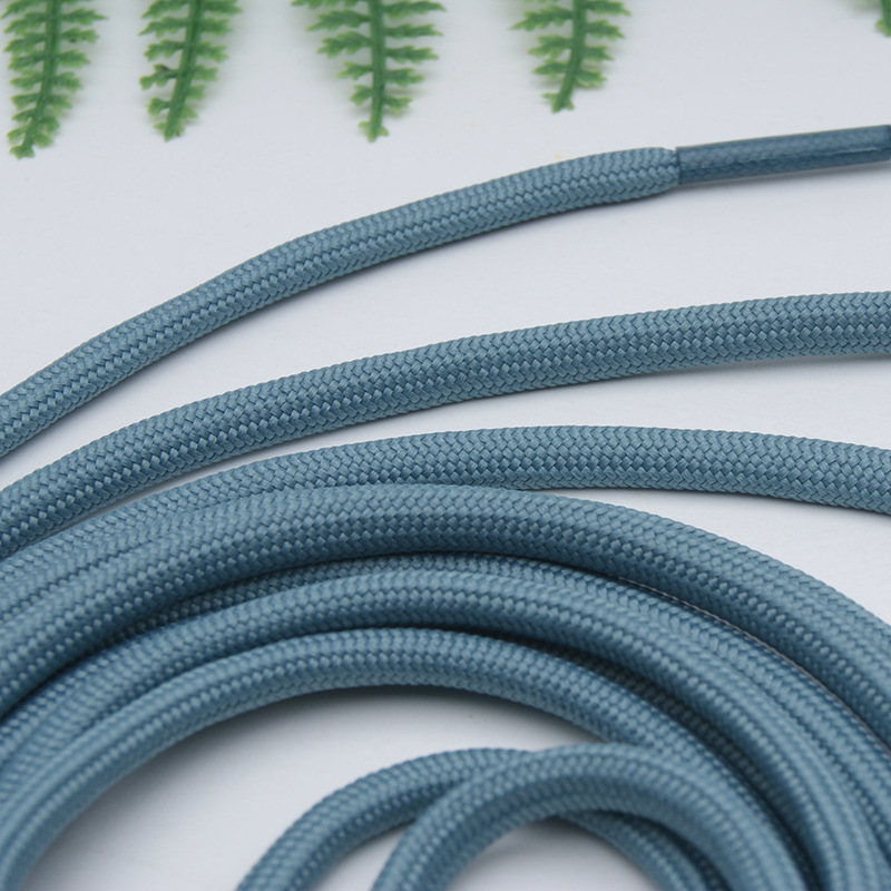 In stock clothing accessories 4.5mm encryption polyester round pants rope hat windproof rope sports round shoelace