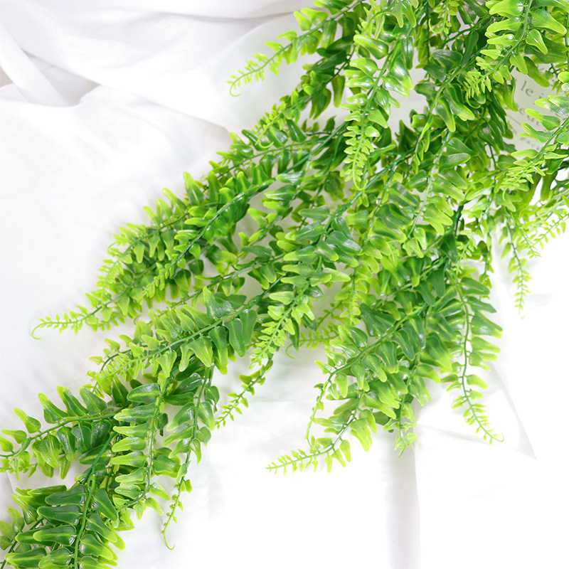 アマゾンシミュレーション壁掛けペルシャ草藤条人工吊りシダ植物藤蔓吊り緑植物|undefined