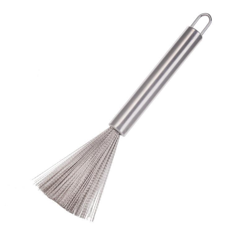 304 wire brush stainless steel wire pot brush household steel wire cleaning kitchen hanging brush pot brush pot artifact pot brush