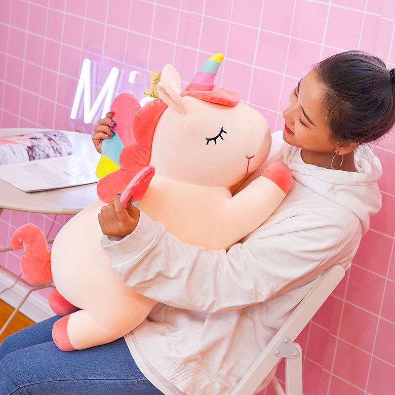 Cute Internet Celebrity Unicorn Doll Bed Plush Toy Fantasy Girl Heart Rag Doll Pillow Female Birthday Gift