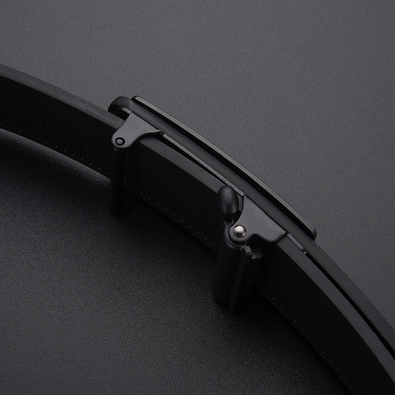 Belt men's classic automatic buckle men's belt pu belt body smooth buckle business belt wholesale men's belt new