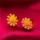 A pair of 10-gauge earrings with earplugs