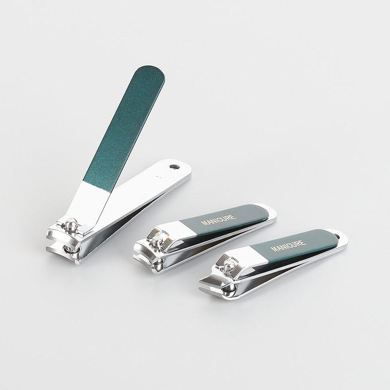 High-end nail clippers household 4-piece nail clippers suit with file manicure nail tools sharp nail clippers