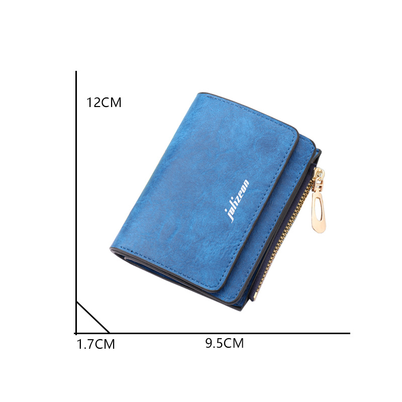 Women's Wallet Women's Short Niche Design Tri-fold Wallet Multi-card Holder Women's Tri-fold Wallet Simple Student