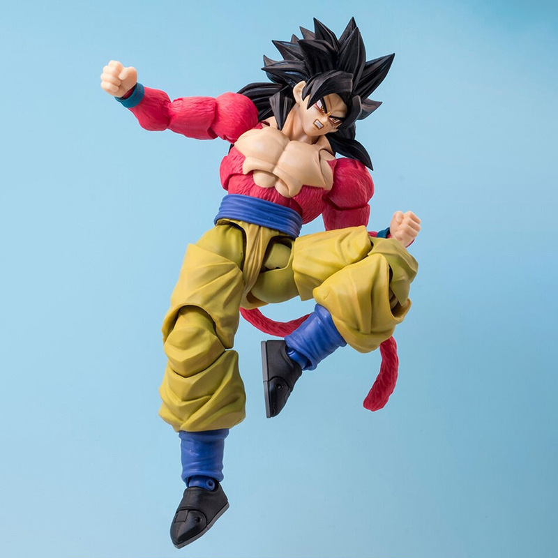 ドラゴンボール Gt 超サイヤ人 4 孫悟空アクションフィギュア箱入りハンドヘルド模型玩具スーパー 4 悟空人形高品質 Pvc 素材|undefined