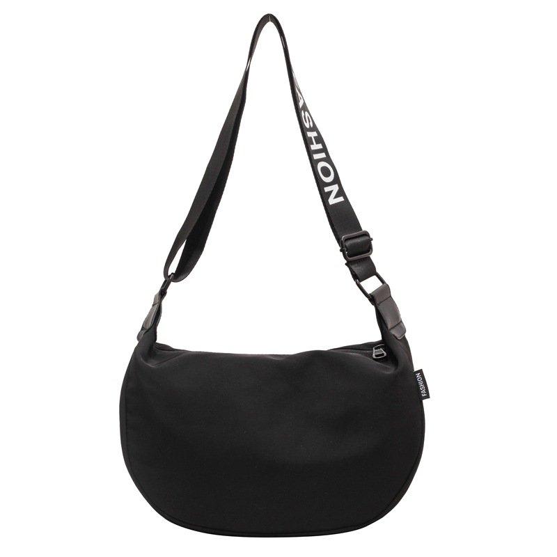 Live popular waterproof cloth large small size bag female 2023 new Korean style Oxford cloth dumpling bag all-match messenger bag