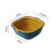 Thickened medium drain basket (blue and yellow)