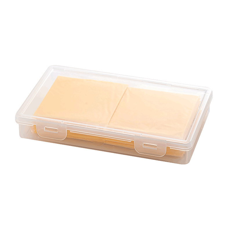 Kitchen Cheese Pieces Storage Box Refrigerator Butter Block Fresh-keeping Box Food Grade Cheese Classification Freezing Storage Box