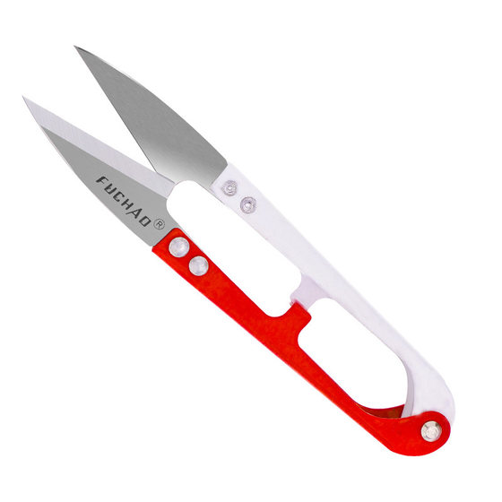 Fuchao Eagle Yarn Shear High Carbon Steel Spring Stainless Steel Yarn Shear U-Shaped Scissors Industrial Tailor Thumb Shear Scissors