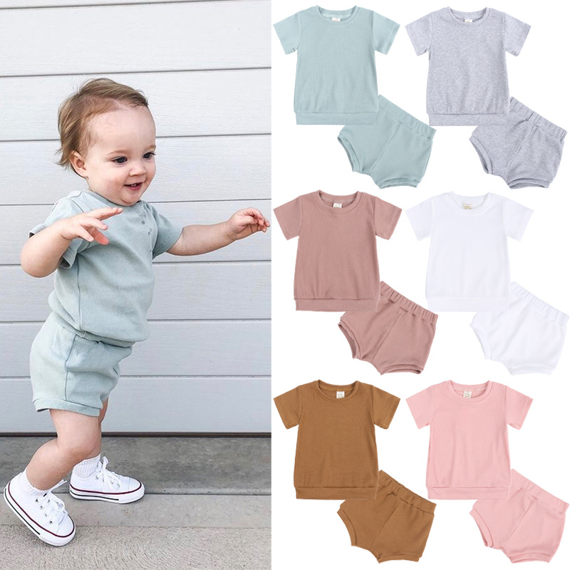 2024 Summer Children's Thread Cotton Infant Set Antique Cute Set Infant Baby Multi-color Set