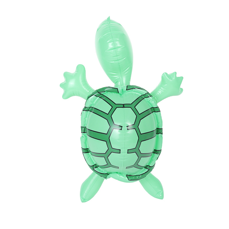 Cartoon animal toy inflatable turtle children's toy small gift inflatable night market stall turtle