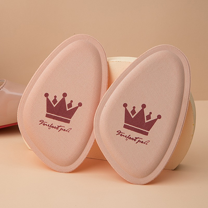 High-heeled shoes forefoot pad women's non-slip anti-pain breathable sweat-absorbent insole sponge anti-wear half-size pad shoes big change small wholesale