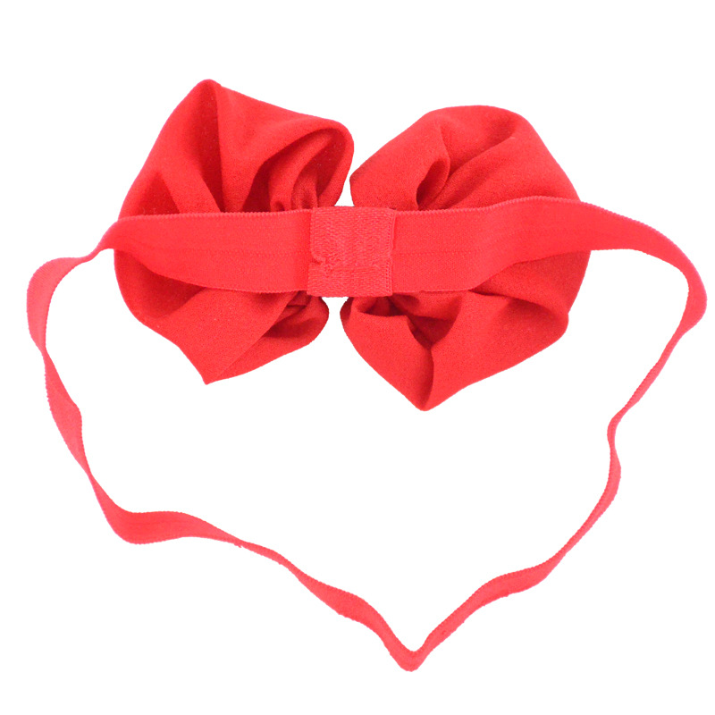 European and American Foreign trade hot selling children's headband hair accessories chiffon bow elastic hair accessories newborn baby hair band flowers
