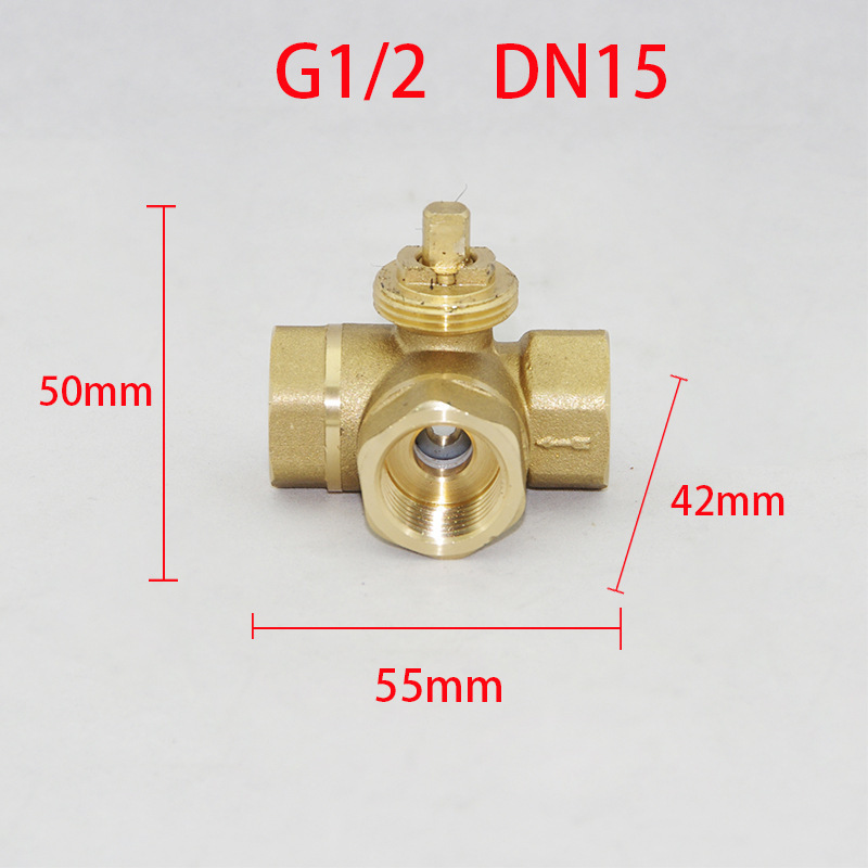 フル銅電気双方向三方ボールバルブバルブ本体空調床暖房電気ボール Dn15 20 25 32 40 50|undefined