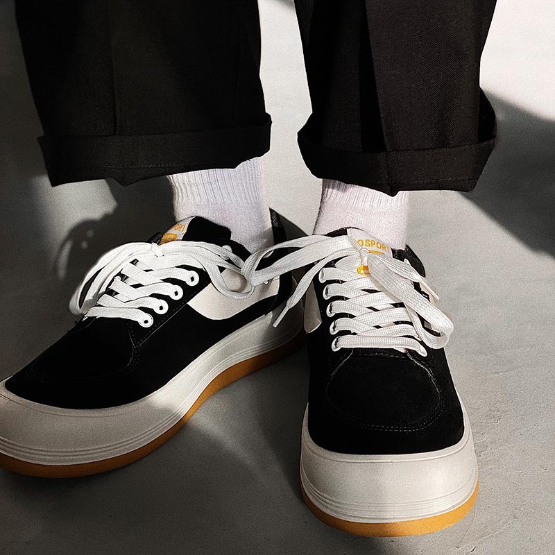 2024 spring and autumn new Korean fashion board shoes Harajuku style student casual shoes men's and women's lovers shoes a generation of hair