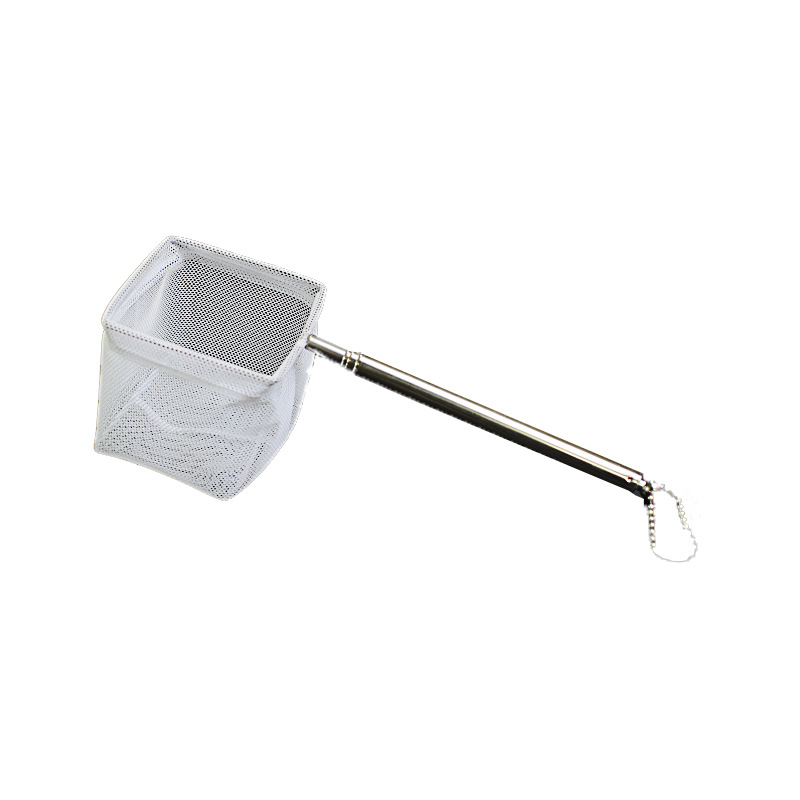 Fish tank fishing net 3d stainless steel retractable fishing net fishing net fishing net fishing bag tropical ornamental fish shrimp