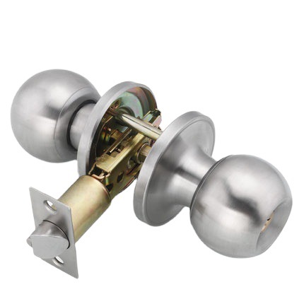 Ronglisi three-pole lock stainless steel indoor door lock household universal spherical lock indoor bedroom bathroom lock