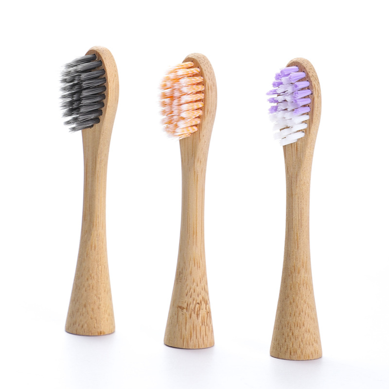 Electric Bamboo Toothbrush Head Daily Cleaning Oral Electric Bamboo Toothbrush Replacement Head Bamboo Toothbrush Head