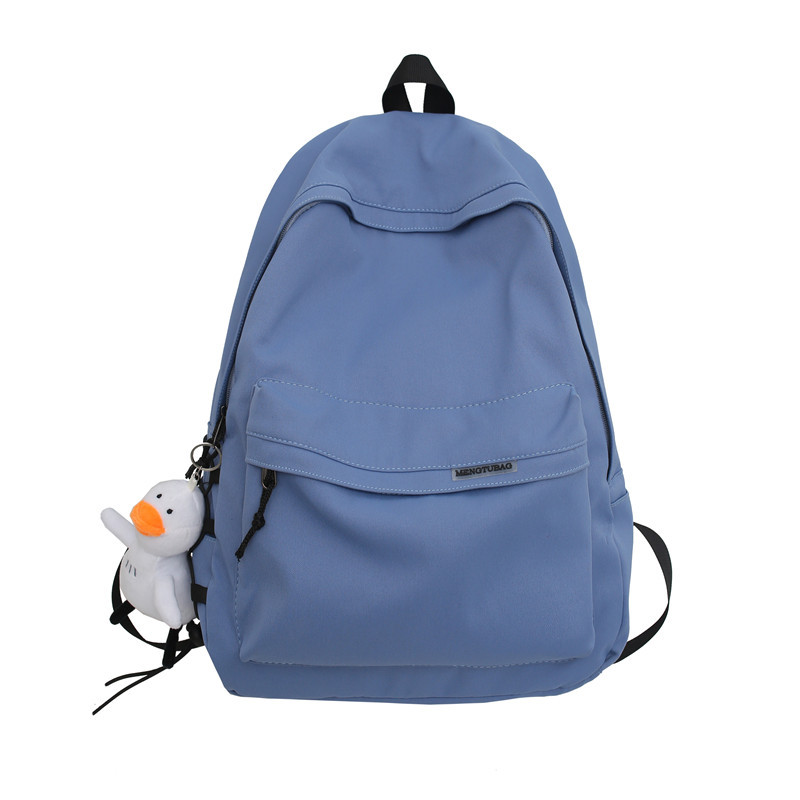 Backpack Men's Simple Large Capacity Travel Backpack Women's Casual Japanese Junior High School Students High School College Students Schoolbag for Men