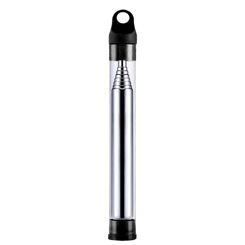 Stainless Steel Blow Fire Tube Pocket Blow Fire Tube Retractable Blow Fire Rod Camping Fire Tool