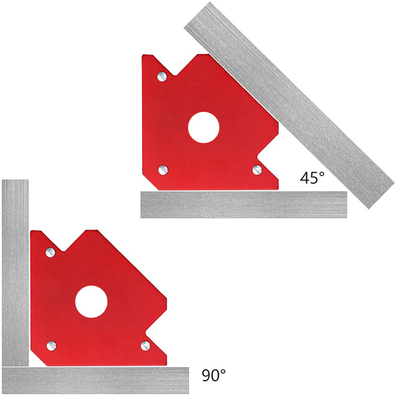 6pc strong magnetic welding locator electric welding auxiliary bracket magnetic iron absorption right angle magnet oblique angle multi-angle