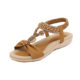 2024 in stock Viscose Shoes Adult free size Round-toe Sgs Frosted Black Platform Low-top Sandals