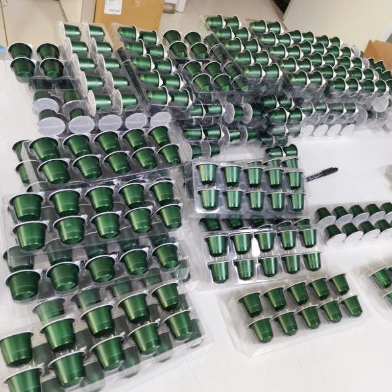 商用家庭用15ml手動充填コーヒーパウダーアルミ箔カプセルカップエスプレッソ互換アルミカップコーヒーアルミ箔シェル|undefined