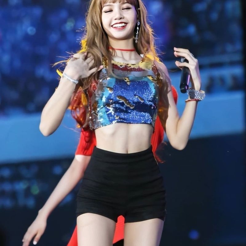 lisa same style pants dance blackpink Korean women's group safe dance high waist black A- line bottoming shorts