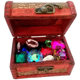 Children's Gem Toys Diamond Acrylic Plastic Crystal Beaded diy Princess Chest Girl Toys Play Home