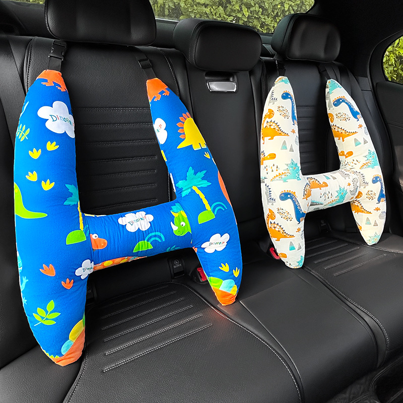 Children's car headrest cartoon car pillow rear neck pillow car pillow car sleeping artifact interior supplies_voghion.com