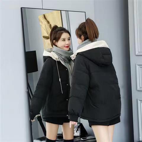 Down cotton-padded coat women's winter 2024 new student Korean style bread coat short cotton-padded jacket loose thickened cotton-padded coat