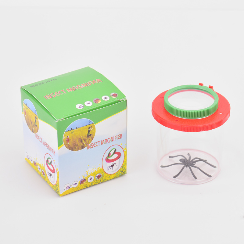 Factory insect observation magnifying glass children's outdoor exploration science and education insect flip observation Cup teaching magnifying glass