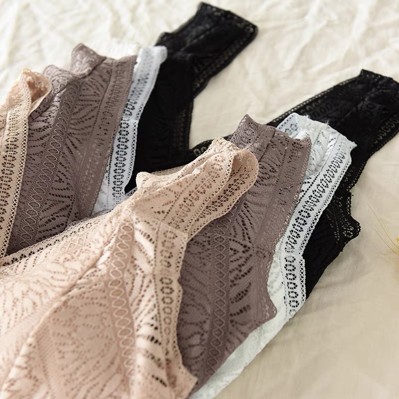Yongsheng Qi spring and summer new full lace V-neck mid-length beauty back wrapped chest outer wear bottoming all-match lace vest for women