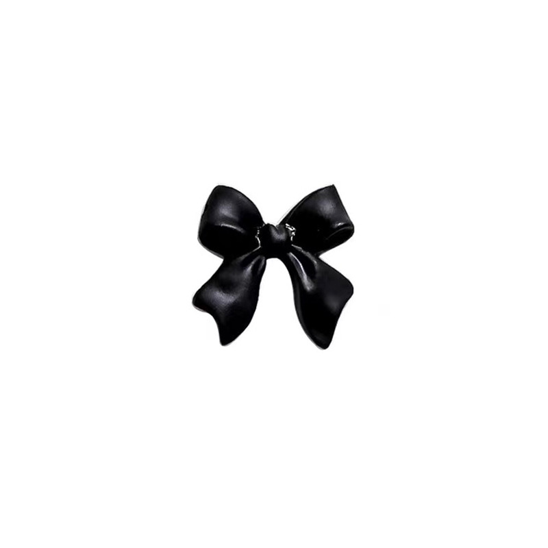 Nail jewelry bow three-dimensional simple frosted resin little fairy nail decorations