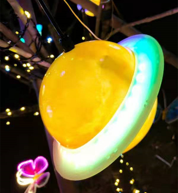 Led colored lights outdoor hanging tree lights starry sky luminous ceiling lights Shopping Mall road lighting decorative lights factory direct supply
