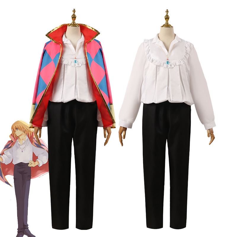 Hans' Mobile Castle Cosplay Costume, Hans Cosplay Costume, Anime, ACG, Anime Costume for Men