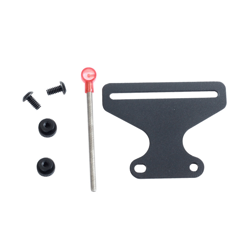 Spot wholesale new simple single needle aim recurve bow arrow sight archery Red aim frame Center clear disassembly