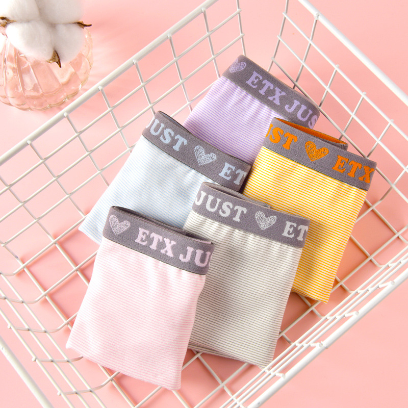 ETX JUST girls underwear baby cotton class A children's boxers in children and students leggings factory wholesale